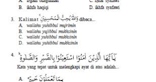 Maybe you would like to learn more about one of these? Soal Pendidikan Agam Islam Dan Budi Pekerti Kelas 7 Beserta Kunci Jawaban Bab 13 Anak Berperestasi