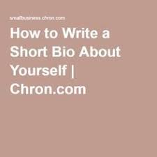 How To Write A Short Bio About Yourself Writing A Bio Writing A Biography Biography Template