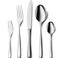 Alata Vienna 18/10 acier inoxydable poli, Set de couverts 6 personnes,  Couverts 30 pièces, Brillant, Lavable en machine : Amazon.fr: Cuisine et  Maison
