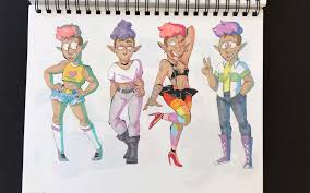 Sydney S Sketchbook Bouncy Cartoon Characters Drawing Tutorials Online Blog Free online drawing application for all ages.