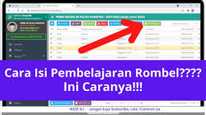 Menggunakan username dan password simpaud Cara Isi Menu Pembelajaran Rombel Pkbm Youtube