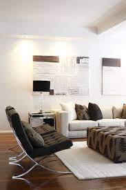 Love The Barcelona Chairs 3 Barcelona Chair Living Room Brown Living Room Decor Classy Living Room
