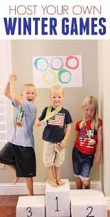 Host Your Own Winter Games For Families Toddler Approved Kids Olympics Winter Games Winter Olympic Games