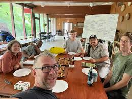 Last full day with this wonderful #permaculture class #pdc in #hamilton  Tomorrow they'll present their final design group project to our teachers  @michaelschimp and Adrian Hodgson from @designjampermaculture Will miss  these folx.