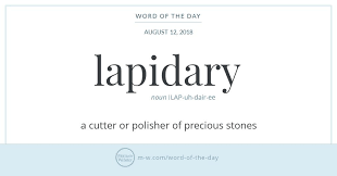 Word Of The Day Lapidary Uncommon Words Aesthetic Words Words