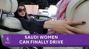Saudi Arabian women allowed to drive - YouTube