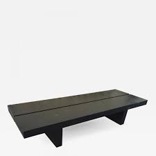 It adapts perfectly both to large saloons to receive guests, thanks to its elegant yet comfortable style. Style Of Pierre Chapo Long Black Bench Or Coffee Table Pierre Search Results European Antiques Decorative