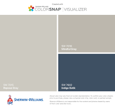 This indigo color palette, consists of 6 main colors. I Found These Colors With Colorsnap Visualizer For Iphone By Sherwin Williams Repose Gray Sw 7 Repose Gray Exterior Paint Colors For House Grey Color Scheme