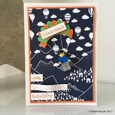 Stampin Up Gluckwunschkarte Zum 60 Geburtstag Paragliding Gutschein Geburtstagskarte Gutschein Basteln Gutscheine