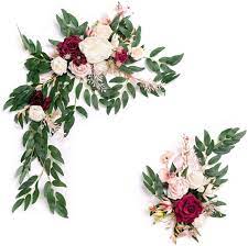 Find out what makes them a favorite among local mums! Buy Ling S Moment Artificial Flower Swag For Marsala Wedding Ceremony Sign Floral Decoration Pack Of 2 Online In Taiwan B088m6kcjb