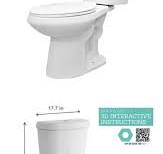 Has anyone installed a toilet with a button on top?