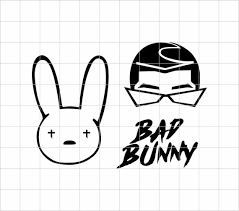 Bunny logo concept designed by alexander. Bad Bunny Svg Bad Bunny Logo Svg Bad Bunny Face Bad Bunny Etsy