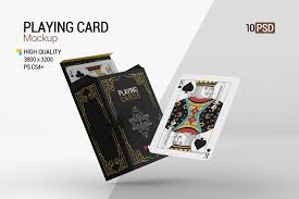 Download the perfect card mockup pictures. Playing Card Mockup By Pixelica21 Thehungryjpeg Com