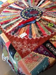 Work In Progress Janice Vaine S Embroidery Patchwork Revisited Crazy Quilts Patterns Crazy Quilts Crazy Quilt Blocks