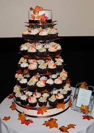 Fall Wedding Cupcake Tower Fall Wedding Cupcakes Fall Wedding Cakes Pumpkin Wedding Cakes