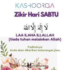 Maybe you would like to learn more about one of these? Kashoorga Zikir Hari Sabtu Facebook