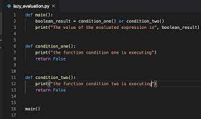 How Python Lazily Evaluates Boolean Based Expressions Business Logic Expressions Evaluation
