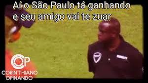 Zoeira nas redes sociais após eliminação do palmeiras no mundial — foto: Meme Zueira Palmeiras 3 X 1 Sao Paulo Brasileirao 2018 Youtube