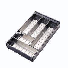 Get free shipping on qualified metal kitchen drawer organizers or buy online pick up in store today in the kitchen department. Stainless Steel Kitchen Drawer Organizer Cutlery Tray Buy Stainless Steel Cutlery Tray Kitchen Drawer Organizer Cutlery Tray Product On Alibaba Com