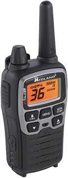 Still holding this side key down, power on the radio Midland X Talker 38 Mile 36 Channel Frs Gmrs 2 Way Radios Pair T71vp3 Best Buy
