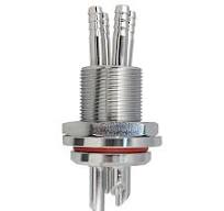 4-PORT ADAPTER, M27, 1/4" HOSE BARBS, STAINLESS STEEL, FOR ...
