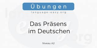 Präsens mit dem konjunktiv ii kann man ausdrücken, dass etwas nicht real ist. Ubungen Zum Prasens Lerne Deutsch Mit Language Easy Org