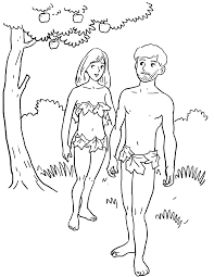 They were the first humans ever to live. Adam And Eve Coloring Pages Coloring Rocks
