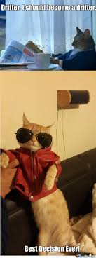 My Cat Looks Like A Total Badass Badass Cats Be Like Meme