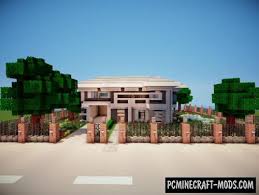 Browse and download minecraft modern house maps by the planet minecraft community. Modern House Map For Minecraft 1 17 1 16 5 Pc Java Mods