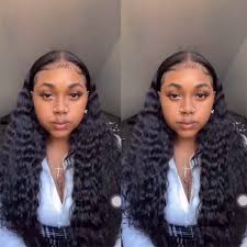 Only 10 left in stock. Remy Hair Loose Deep Wave Lace Front Human Hair Wigs Deep Part 13 6 Preplucked Lace Front Wigs Wigginshair
