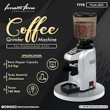 Ferratti Ferro Coffee Grinder Machine Di 2020 Espresso Kopi