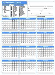 Printable 2017 Employee Attendance Calendar Attendance Sheet Attendance Sheet Template Attendance Tracker