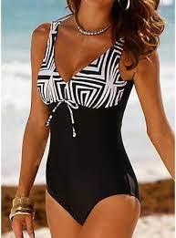 Dot V Neck Elegant One Piece Swimsuits 202261940 Swimsuits 261940 Veryvoga One Piece Swimwear Fashion One Piece