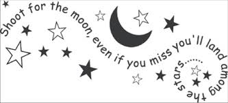 The result of pursuing an exalted goal was the achievement of a less impressive but useful goal: Quotes About Shoot For The Moon 61 Quotes