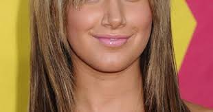 Ashley Tisdale Straight Light Brown Angled Hairstyle