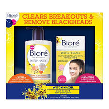 Biore Witch Hazel Pore Clarifying Cooling Cleanser Reviews Biorebiore Witch Hazel Ultra Cleansing Pore Strips 6 Count Pore Clarifying Cleanser 6 77 Ounce Features 2 Salicylic Acid Acne Prone Skin Features C Bond Technology Oil Free Non Comedogenic Use Dailymail
