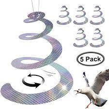 Fdwopht Bird Repellent Efficient Spiral Bird Deterrent Device Reflect Light To Scare Birds Away Repel Birds N Bird Deterrents Bird Repellents Pigeon Deterrent
