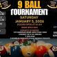 9 BALL TOURNAMENT AT STIX OLDSMAR! HAPPY NEW YEAR! event image