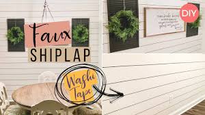 Faux shiplap ideas and tutorials for all diy skill levels. Faux Shiplap Wall Hack Get The Shiplap Look Without Using Plywood Or Sharpie Ashleigh Lauren Youtube