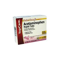 Topcare Junior Strength Acetaminophen 160 Mg Rapid Tabs Pain