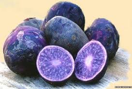 Belarusian Scientists Breed Blue And Pink Potatoes Bbc News