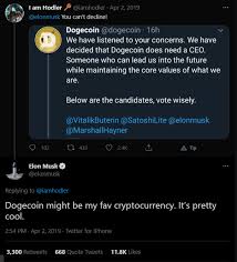 Elon musk, the legendary tech entrepreneur, futurist and visionary, has been a bit of an enigma in the his joke response to why he was supporting dogecoin over other cryptocurrencies came right after he does this mean that the 'doge' is here to stay? What Cryptocurrency Does Elon Musk Own Quora