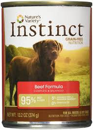 nature s variety instinct grain free canned dog food beef 13 2 ounces single can to view further for canned dog food dog food recipes dog food reviews
