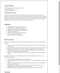 Professional Accounting Administrative Assistant Templates To Showcase Your Talent Myperfectresume