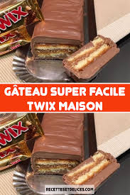 Gateau Super Facile Twix Maison Recette Dessert Original Recette Dessert Gateaux Et Desserts