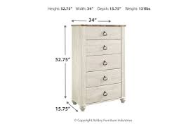 Willowton Chest Of Drawers Ashley Furniture Homestore Drawers Chest Of Drawers Ashley Furniture Industries
