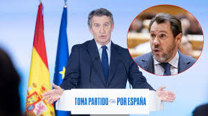 Feijóo dice que Sánchez "nunca fue un líder internacional" y Óscar Puente le recuerda su talento para los idiomas | Público