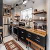 Increase your storage space using kitchen cabinets and standing pantries. 1