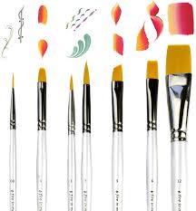 Maybe you would like to learn more about one of these? Amazon Com Art Paint Brushes For Acrylic Painting Watercolor Oil Gouache Body And Face Paint Brushes For Adults Kids Best Artist Paint Brush Set Of 7 Pcs Acrylic Paint Brushes For Painting