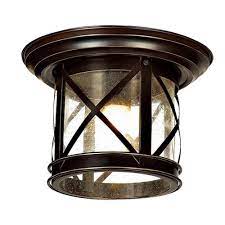 The led lights save on electric bills. Elli Sandy Black 1 Light Outdoor Flushmount El5041fm The Home Depot Outdoor Lighting Outdoor Ceiling Lights Outdoor Ceiling